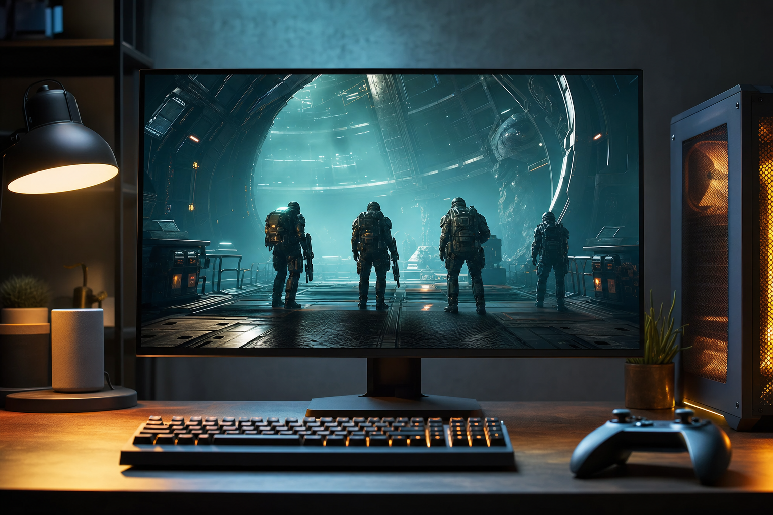 Espace gaming pro avec l eclairage moderne nabrosports.com